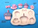 Cupcke Party Silicone Mould